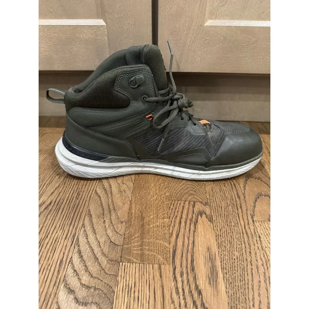 KEEN Utility Men's Synchro Waterproof Work Boots Carbon Safety Toe Green 13
